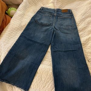 Madewell Wide Leg Denim Crop